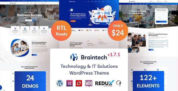 Braintech v2.6.8（已汉化95%） – WordPress技术和IT解决方案主题插图