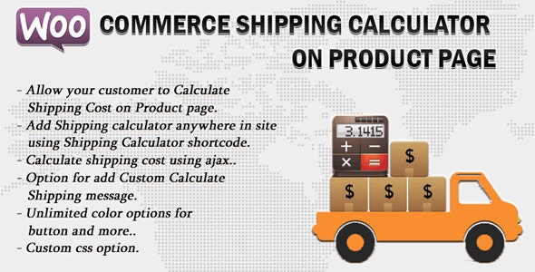 Woocommerce Shipping Calculator On Product Page v3.0 – WordPress运费计算插件插图