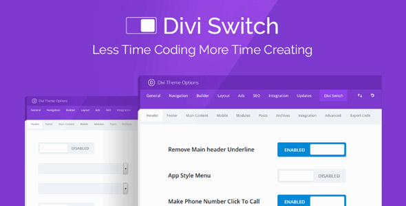 Divi Switch Pro v4.0.19破解版 – 完全自定义您的Divi网站