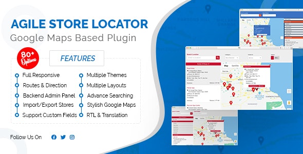 Store Locator (Google Maps) v5.0.3(已汉化) – WordPress Google地图店铺定位插件