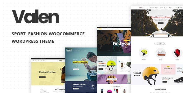 Valen v2.3 – WordPress体育,时尚WooCommerce 主题
