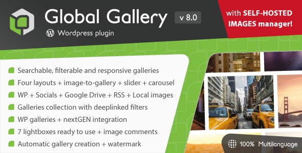 Global Gallery v9.3.0（已汉化） – WordPress响应式画廊插件