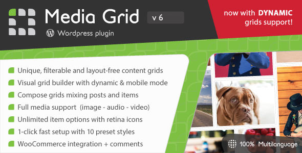 Media Grid v8.2.7 – WordPress响应式产品组合插图