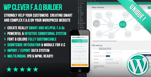 WP Clever FAQ Builder v1.43 – WordPress常见问题解答插件插图
