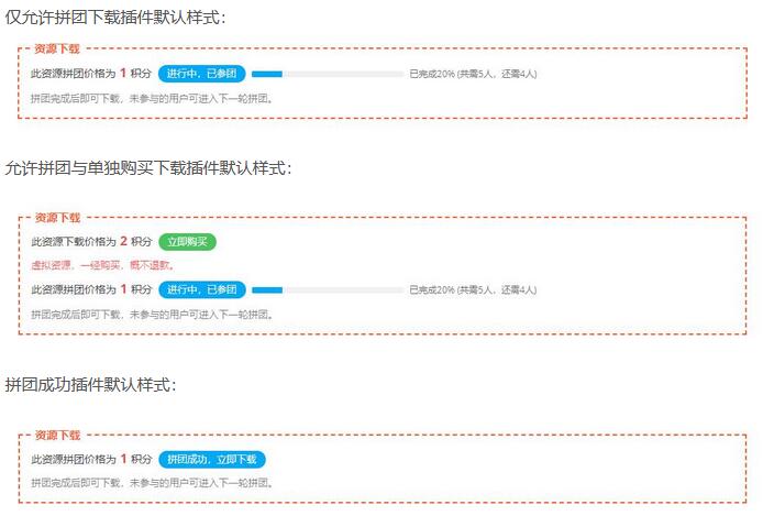 Erphpdown addon tuan v1.11 – WordPress团购插件扩展插图(1)