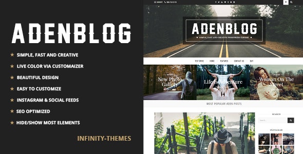 Aden v3.1.7 – WordPress博客