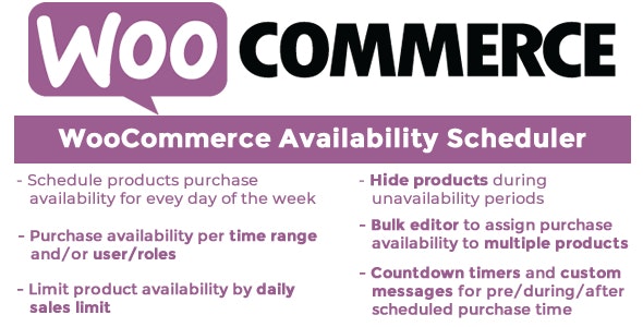 WooCommerce Availability Scheduler v12.4 – WooCommerce 可用性调度程序插图