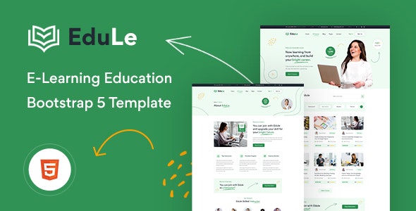 Edule v1.0 – Html学习网站模板插图