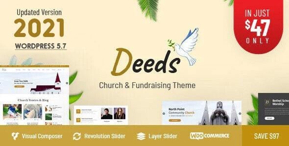 Deeds v10.3 – WordPress 最佳响应式主题插图