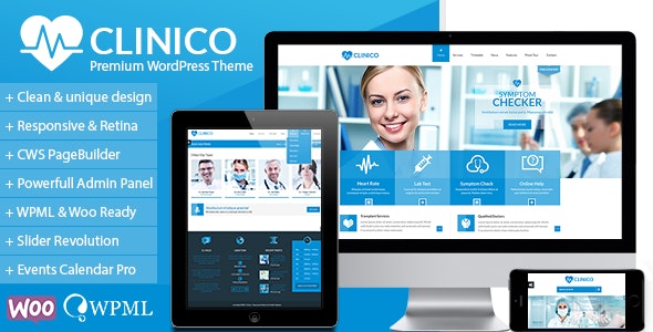 Clinico v1.8.4 – WordPress医疗主题插图