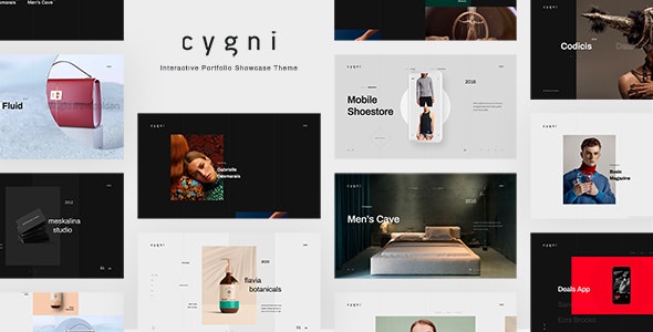 Cygni v2.2 – WordPress互动作品集展示主题插图