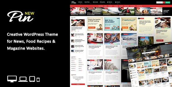 Pin v6.9 – Pinterest 风格/个人砌体主题插图