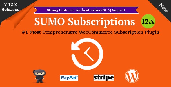 SUMO Subscriptions v17.1.0（已汉化） – WooCommerce 订阅系统插件