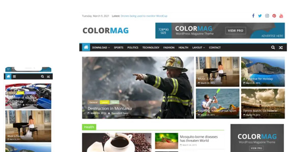 ColorMag Pro v5.0.26 – WordPress新闻主题