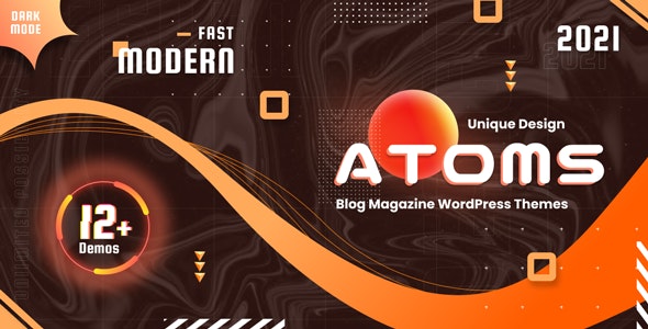 Atoms v1.3 – WordPress 杂志和博客主题插图