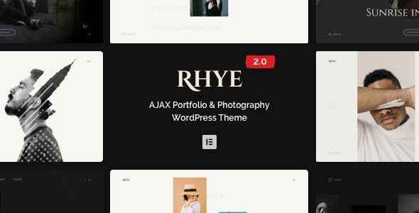 Rhye v4.1.0 – AJAX Portfolio WordPress 主题