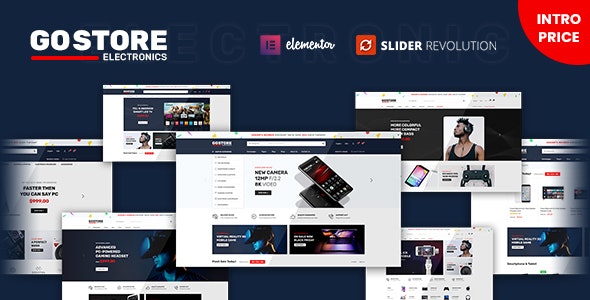 GoStore v1.4.8 – Elementor WooCommerce WordPress 主题插图