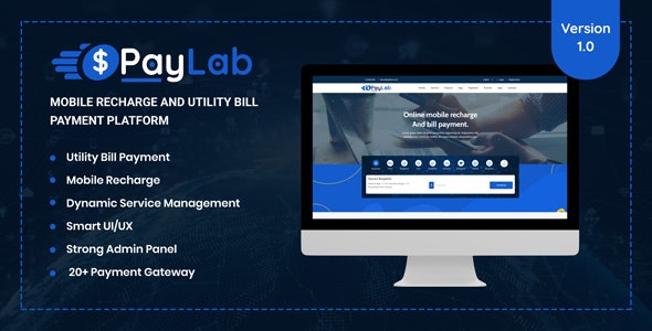 PayLab v2.0 – 移动充值和水电费支付平台插图