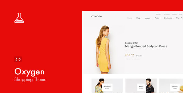 Oxygen v6.04 – WooCommerce WordPress 主题插图