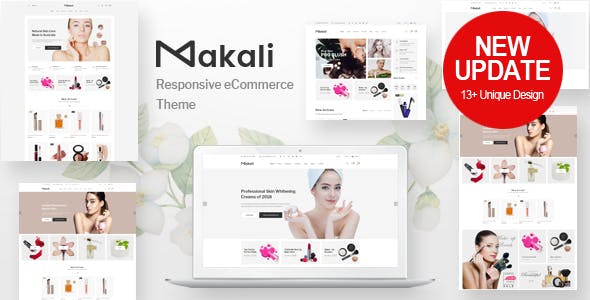 Makali v1.4.5 – Woocommerce WordPress 的化妆品美容主题插图
