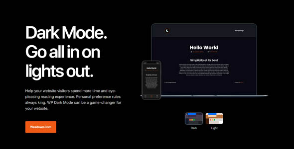 WP Dark Mode Ultimate v4.0.9（已汉化）插图