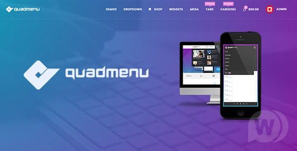 QuadMenu Pro v2.1.3（已汉化） – WordPress 超级菜单插件插图