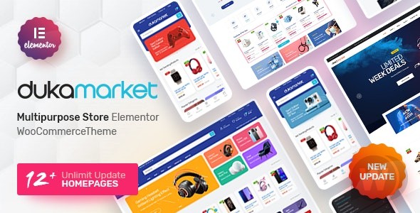 DukaMarket v1.0.9 –  WordPress 多用途主题插图