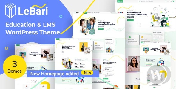 LeBari v2.4 – WordPress教育主题插图