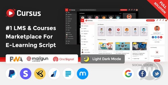 Cursus v1.3.6开心版 – 用于销售在线课程的源码插图