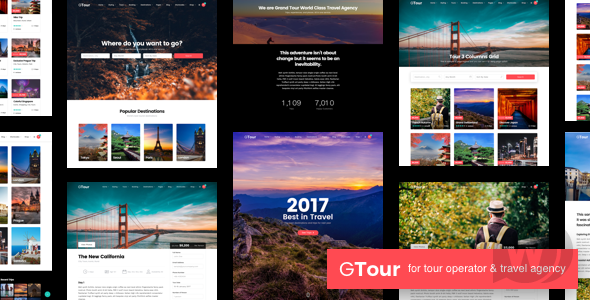 Grand Tour v5.6破解版（已汉化） – WordPress 旅游模板