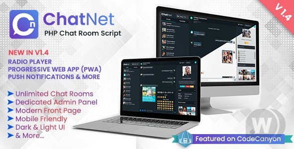ChatNet v1.11破解版（已汉化） – PHP Ajax 聊天室和私人聊天脚本插图