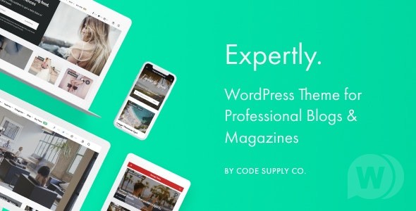 Expertly v1.8.7（已汉化） – 博客和杂志 WordPress 主题插图