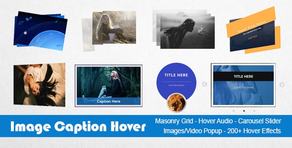 Image Caption Hover Pro v19.1（已汉化） – WordPress图片标题悬停插件插图