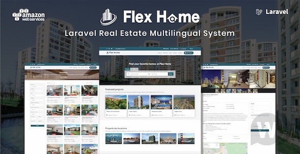 Flex Home v2.55.2（已汉化） – Laravel房地产网站源码插图