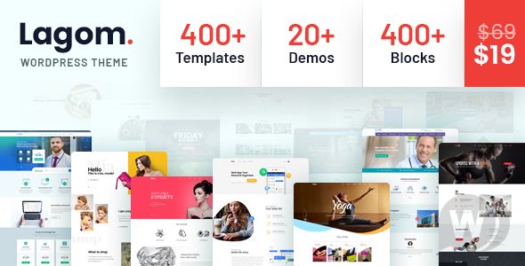 Lagom v2.0 – 多用途 WordPress 主题插图