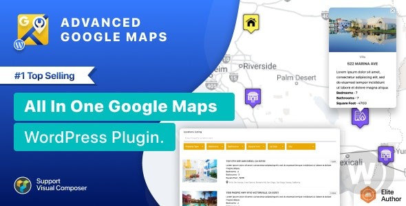 Advanced Google Maps v6.0.4 – 适用于 WordPress 的 Google Maps 插件