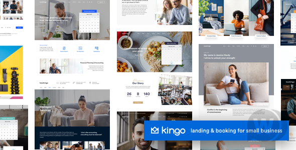 Kingo v2.6.9开心版(已汉化) – WordPress 小型企业预订模板