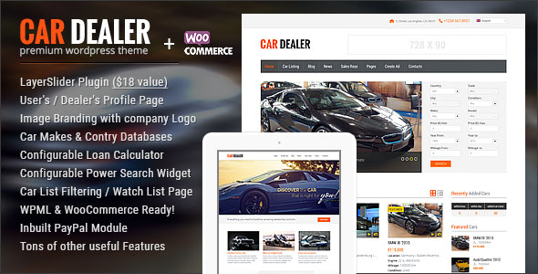 Car Dealer v1.6.6 – Automotive WordPress汽车经销商主题插图