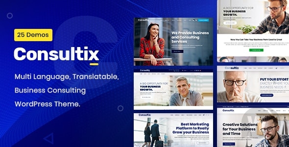 Consultix v4.0.1 – 商务咨询 WordPress 主题插图