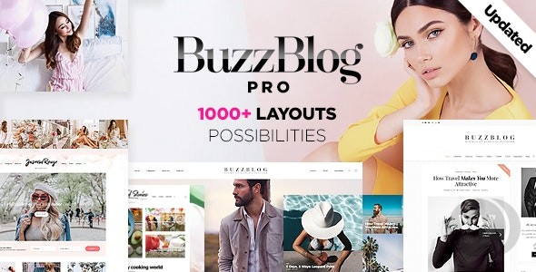 Buzz v5.3 – WordPress 生活方式博客和杂志 主题插图