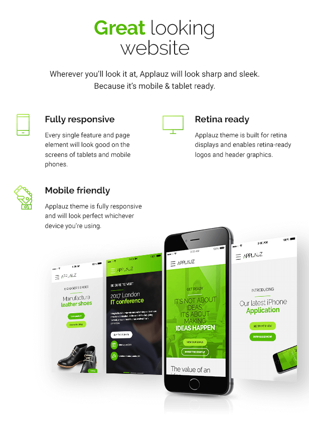 Applauz v1.3.2（已汉化） – WordPress 软件、技术和数字主题插图(5)