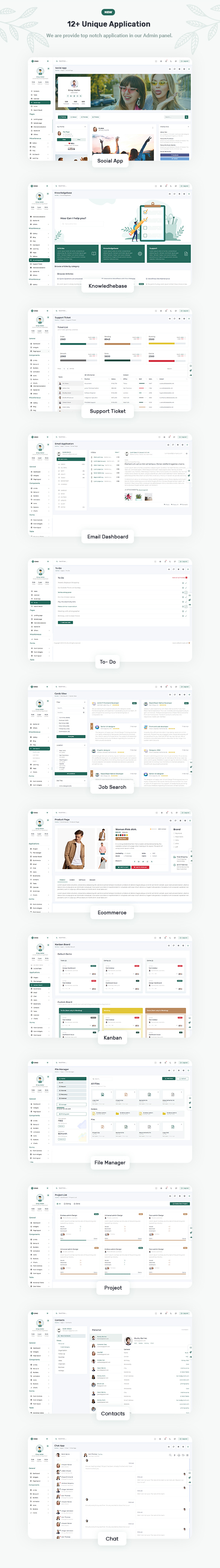 Viho v1.0 – Bootstrap 5 & Laravel 管理 & 仪表板模板插图(2)