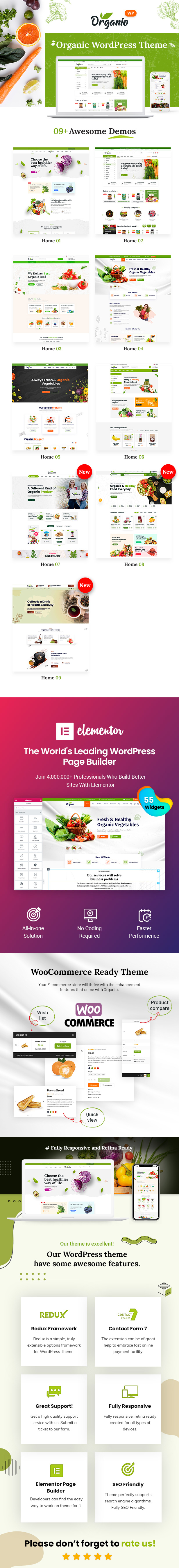 Organio v1.6.0 – WordPress 有机商店插图(1)