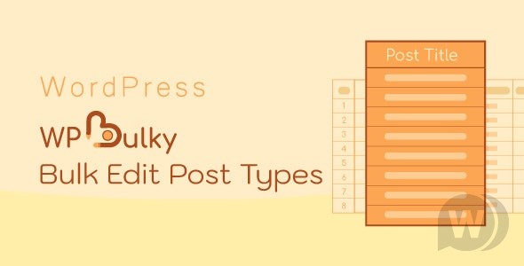 WPBulky v1.1.8 – WordPress 批量编辑帖子类型插图