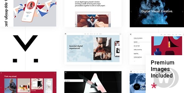 Malgré v1.0.3 – WordPress 创意代理主题插图