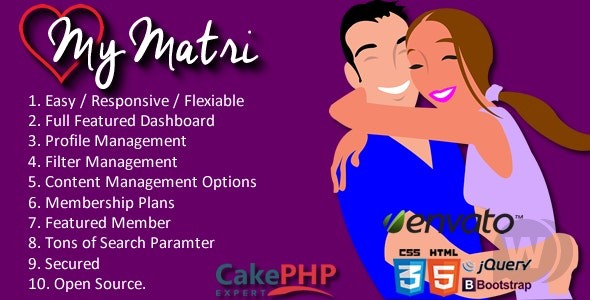 MyMatri v2.5 – 婚姻网站源码插图