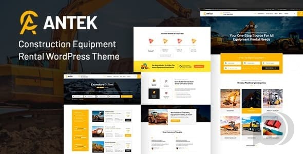 Antek v4.6.1 – 建筑设备租赁WordPress主题插图