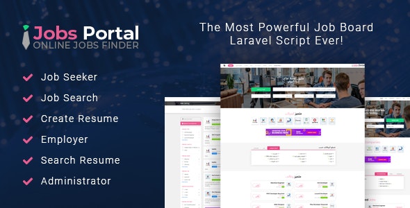 Jobs Portal v5 – 求职招聘 Laravel 源码插图
