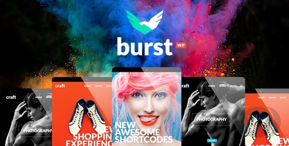 Burst v3.5 – WordPress 设计工作室的模板插图