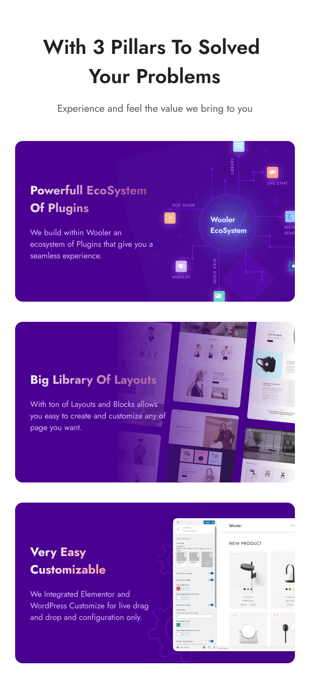 Wooler v1.0.9 –  WooCommerce优化转换的主题插图(2)